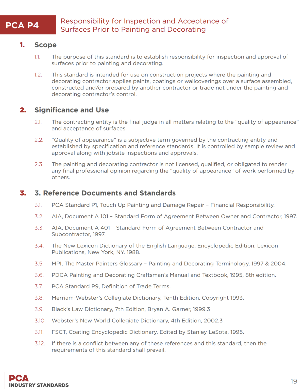 Understanding PCA Standard P4 Ensuring Quality Before the First Brush