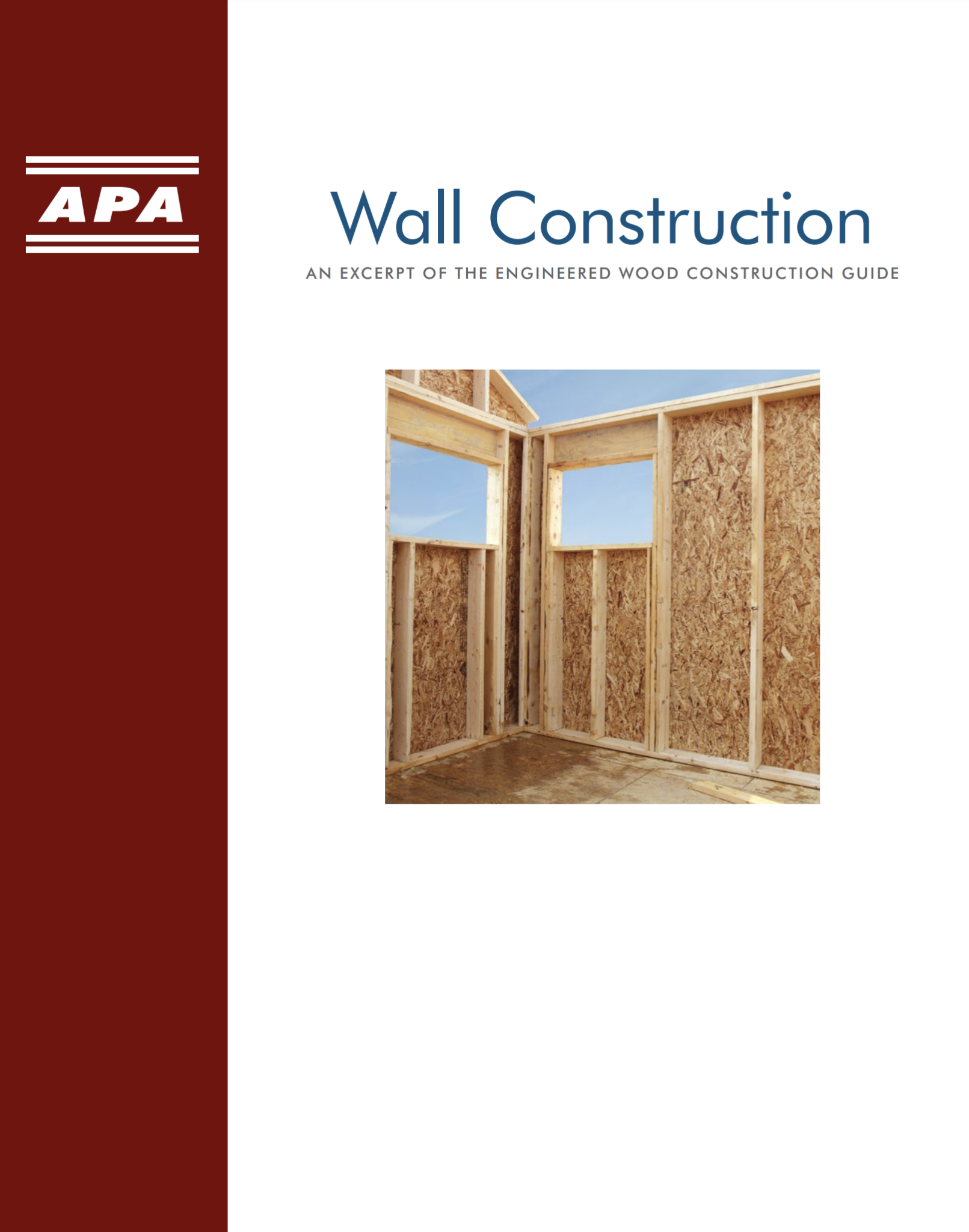 Understanding Wall Construction For Siding APA Engineered Wood