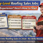 Entry-Level Roofing Sales Jobs