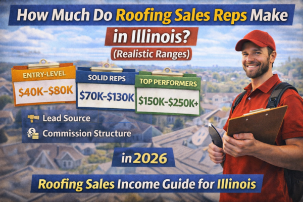 How Much Do Roofing Sales Reps Make in Illinois