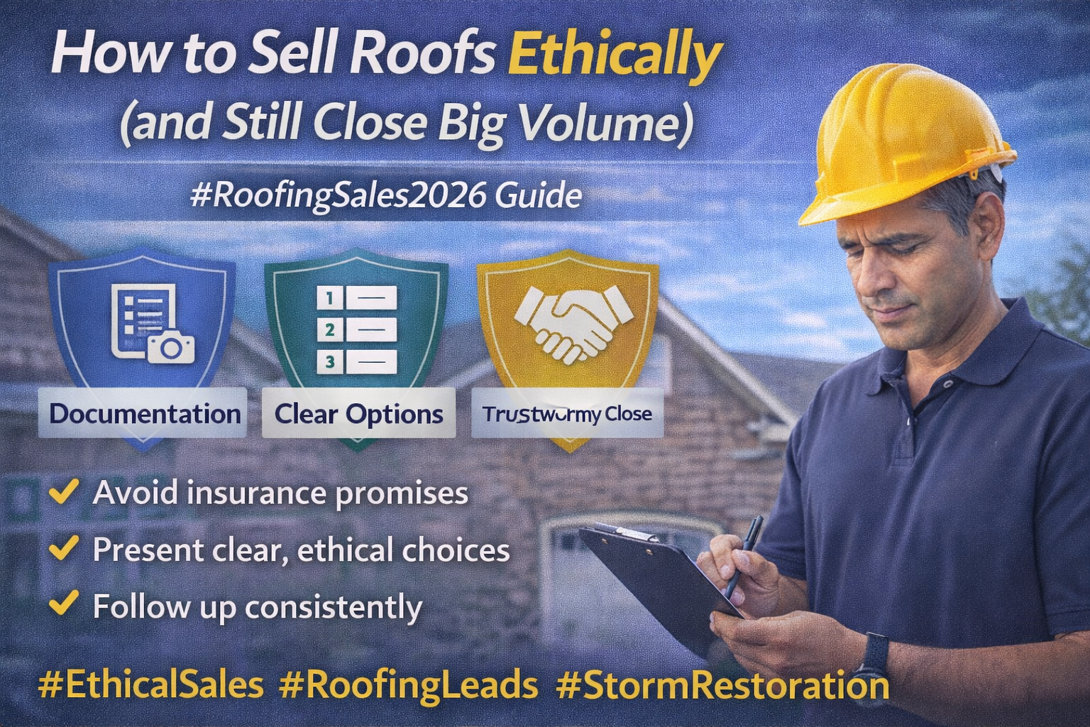 How to Sell Roofs Ethically