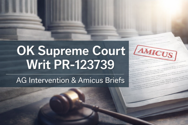 Oklahoma Supreme Court Writ