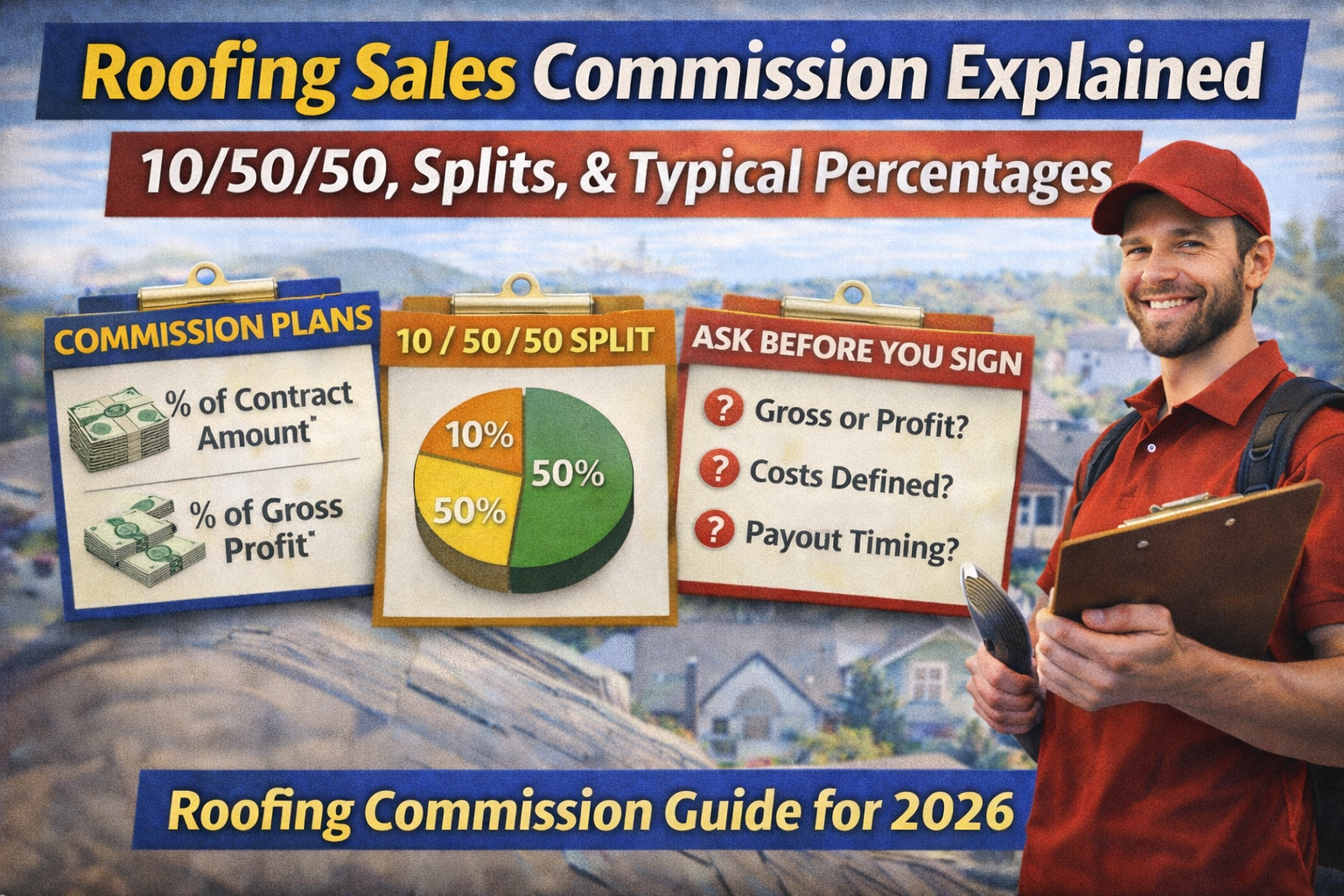 Roofing Sales Commission Explained