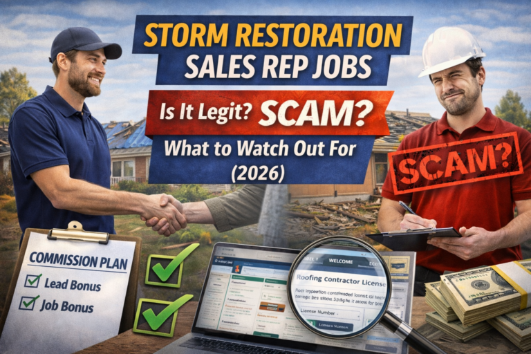 Storm Restoration Sales Rep Jobs