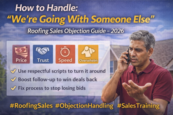 We’re Going With Someone Else