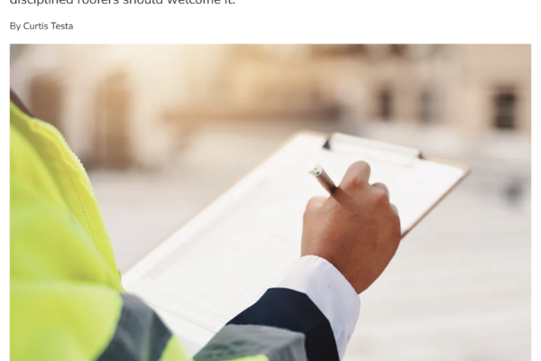 Curtis Testa, Allied Emergency Services, on the line between roofing contractor and public adjuster